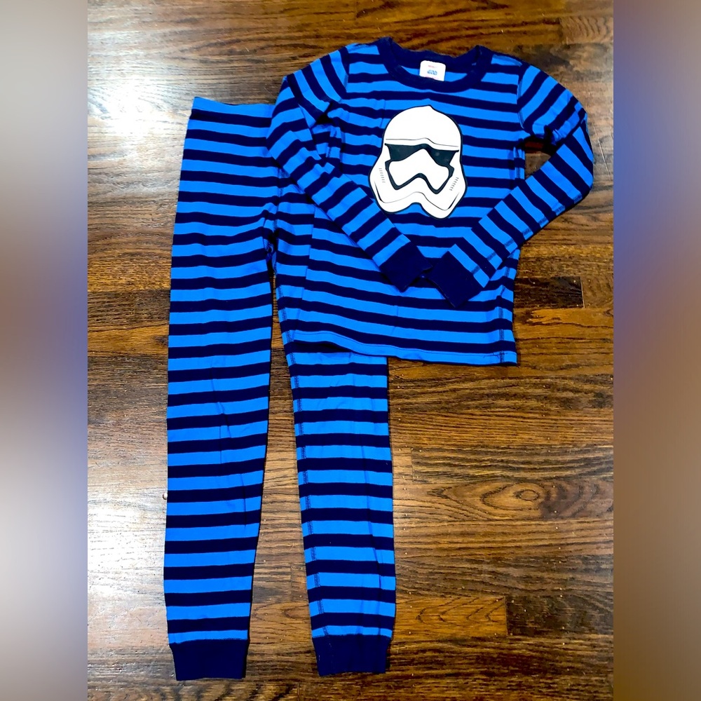 Hanna Andersson Storm Trooper Star Wars Pjs size 140/10